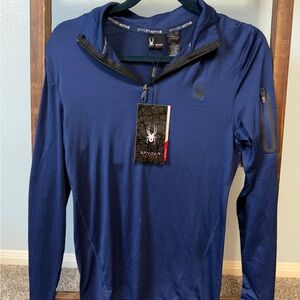 Spyder Active Men's Pullover Quarter-Zip Shirt